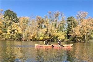 fall kayaker