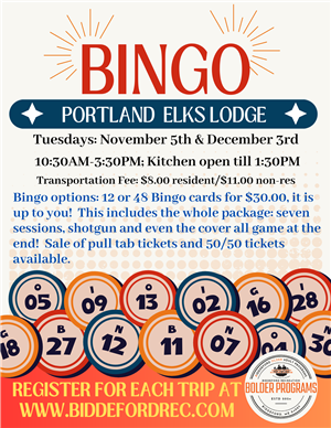 Elks Bingo