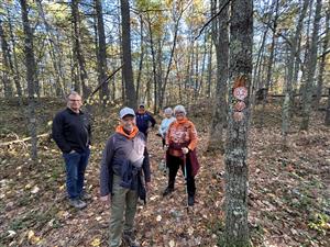 fall hikers 