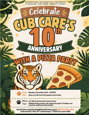 Cub Care 10th Anniversary Flyer