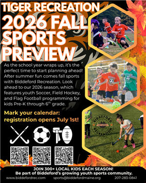 Fall Sports flyer 2026